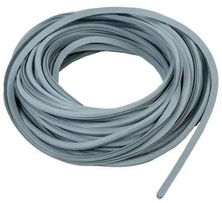 Gartenwelt Riegelsberger Terrassenfugenband 7-10 mm Hellgrau 1 lfm | Fugendichtungsband aus TPE für Holz- & WPC-Terrassen | UV-, witterungs- & frostbeständig | Made in Germany