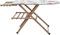 Tabla de planchar con soporte para caldera de madera maciza de haya Mara (natural)