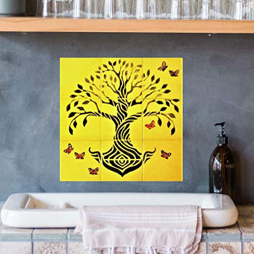 Splashback for kitchen hob/cooker hood, CUSTOM HANDMADE, ceramic tiles