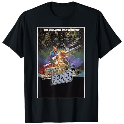 Star Wars The Empire Strikes Back Retro Movie Poster T-Shirt