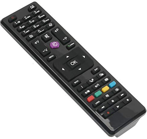 ALLIMITY RC4875 30087730 Télécommande Remplacer pour Telefunken TV 24HE6115 32DH5015 D32H125N3 D32H281R3 D32H283M3CW D32H283X3C D32H285X4CW D32H289N3C D39F265R3C D39F275N3