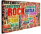 islandburner Bild auf Leinwand Rockmusik Poster Kunst Als Grunge Hintergrund Bilder Wandbilder Poster
