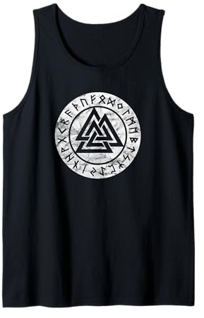 Valknut Odin Symbol Wikinger Pagan Nordische Mythologie Tank Top