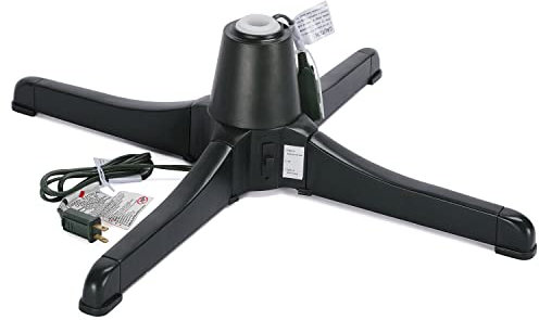 EZCHEER Drehbarer Weihnachtsbaumständer, 360 Grad drehbarer verstellbarer Baumständer für bis zu 2,3 m Höhe und 36,3 kg, drehbarer Weihnachtsbaumständer mit 3 einstellbaren Einstellungen