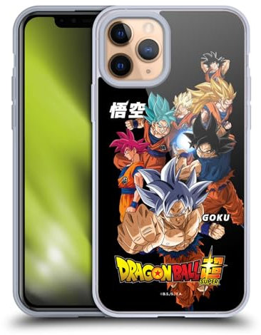 Head Case Designs Offizielle Dragon Ball Super Goku Universe Survival Characters Gelhülle [Militärischer Schutzgrad] Kompatibel Mit Apple iPhone 11 Pro Und Kompatibel Mit MagSafe