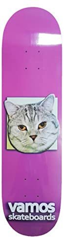 Vamos Skateboards Vamos Sir Bagwald Deck 8.00 inkl. Griptape | Skateboard Deck | 7-Ply Canadian Maple | Bagel Cat Deck
