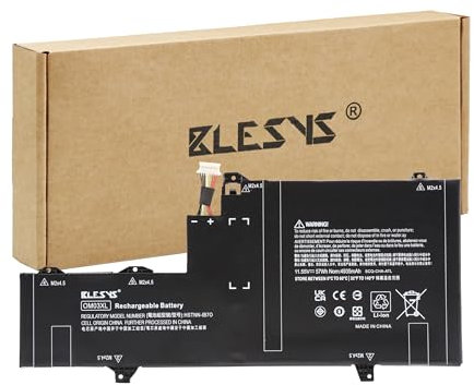 BLESYS OM03XL 863280-855 Laptop Battery for HP EliteBook X360 1030 G2 HSTNN-I04C HSTNN-IB70 863167-171 11.55V 57Wh