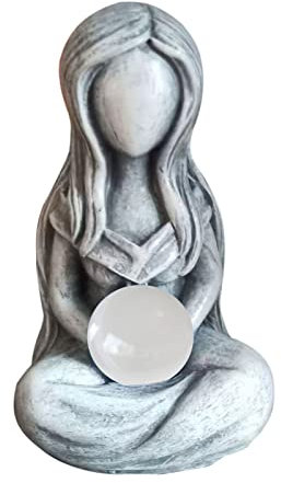Mutter-Erde-Göttin-Statue, Mutter Erde Statue, Gaia Grüne Erde Mutter, GöTtin Figur Kunst Ornament Dekor, Harz Gaia Statuen Figur, Mutter-Erde-Handwerks-Skulptur, Für Haus Und Garten Outdoor-Dekor