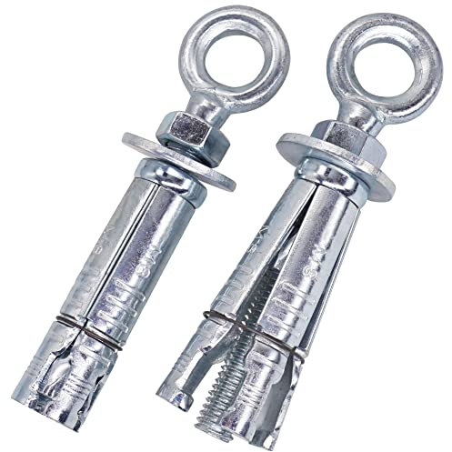 SKIR'CO (2 Stück) Augbolzen-Schildanker M8, Spreizdübel, Ankerbolzen, Betonanker, Bolzenanker