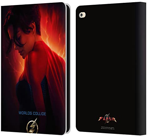 Head Case Designs Offizielle The Flash 2023 Supergirl Plakat Leder-Wallet-Hülle Kompatibel mit Apple iPad Air 2 (2014)