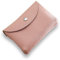 Sugeru®Portefeuille Femme Double Couche Porte Monnaie Femmes en Cuir PU Court 5 Couleurs,Portefeuilles Fermeture Eclaire,Portefeuille Cuir Artificiel avec Grande Capacité,Porte Monnaie Carte (Rose)