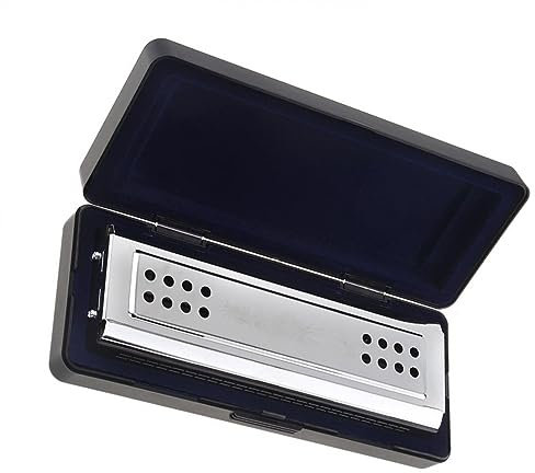 Professionelle 24-Loch-Tonart C&G Silber Doppelseitige Tremolo-Mundharmonika Für Erwachsene Anfänger Mundharmonika Musikinstrument