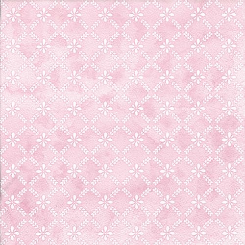 20 Servietten Muster Florales Gittermuster rosa als Tischdeko. Papierservietten mit Motiv. Auch für Decoupage und Serviettentechnik 33x33cm