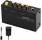 Phono-Vorverstärker Phonograph M/M mit Netzschalter: Nizirioo Audiophiler M/M Phono Vorverstärker für Plattenspieler RCA Input & Output Vorverstärker Phono mit Pegel 12V 1A Netzadapter -Schwarz