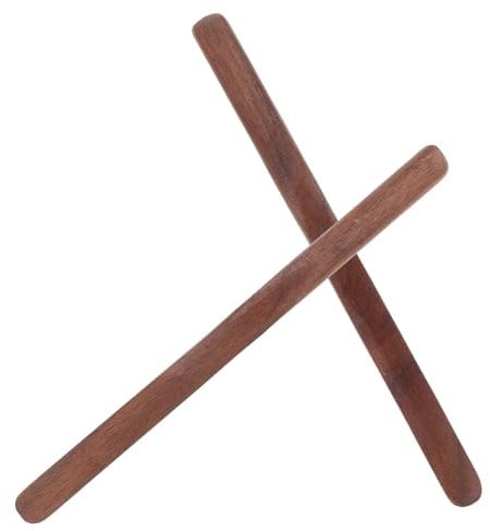 ABOOFAN 2pcs Wooden Dumpling Filling Spoon Set Round Head Mixing Stick Flour Mixing Tool for Wonton and Dumpling Making Kitchen Utensil for Baking and Stuffing