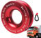 Recovery Rings, 41,000 Pounds Snatch , Winch Snatch Recovery , Portable Aluminum Alloy Recovery Rings, Sturdy Snatch Block Pulley for Off-Road Vehicles, ATV UTV SUV Trucks