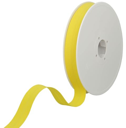 Les Petits Rubans Schrägband – 30 mm breit, gefaltet 15 mm, 25 m Rolle, 50% Baumwolle, 50% Polyester, Bordüre zum Nähen, Banner, Polster, Möbel, Paspeln, Kleidung, Decken
