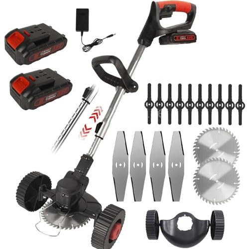 Itoolmax 3 in 1 Cordless Grass Trimmer, Itoolmax 3 in 1 Cordless Grass Trimmer 1800w, Trimmer Edger Lawn Tool, Lawn Edger Electric, 3 in 1 Protable Height Adjustable Brushless Grass Trimmer