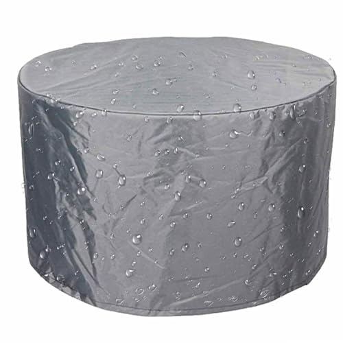 JMDNTQ Rund Gartentisch Abdeckung 100x100cm, Abdeckung für Gartenmöbel Wasserdicht, Outdoor Patio Rundschreiben Für Stuhl Set, Schwerlast Oxford Gewebe Abdeckung für Terrassenmöbel