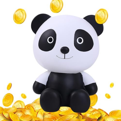 Spardose für Kinder, niedlicher Panda-Sparbank, Münzsparboxen, Raumdekoration, pädagogisches Geldsparspielzeug für Kinder, , Mädchen, Kindergarten