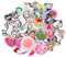 Pilikoll 100 Pcs Iron on Patches for Clothing Random Embroidered Applique Patches Stickers Embroidered Applique Patches Stickers Assorted Sew on Repair Patches for Jeans,Jackets,Hats,Backpacks