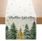Tischläufer Weihnachten Rentier Baum Schneeflocken Weihnachtsdeko Weihnachtstischdecke Weihnachtsdeko Tisch Weihnachtstischläufer Deko Winter Tischläufer 40x140 cm (10, 40 x 140 cm)