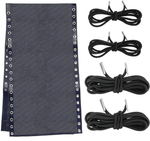 GORGECRAFT Zero Gravity Stuhl-Ersatzstoff Anti Schwerkraft Klapp Loungesessel Stoffteil Preußischblau Reparaturstoff Für Outdoor Stühle Mit Seil Für Campingstühle Rasen Bungee Stuhl Sonnenliegen