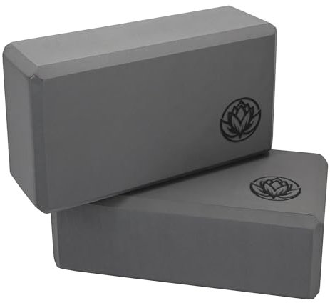 2x Yoga Block VonBueren | 22 x 12 x 7,5 cm je Yogablock | Yogablöcke für Damen und Herren aus EVA | Klötze für Pilates
