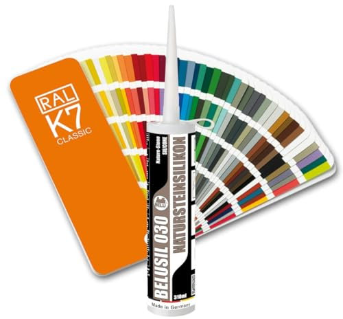 BELUSIL 030 Natursteinsilikon RAL 7040 Fenstergrau