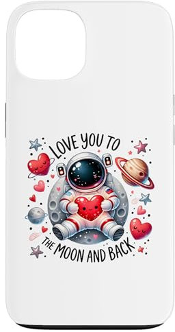 Hülle für iPhone 13 Kinder-Astronaut Love You To Moon Back Sohn Tochter Space STEM