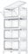 TidyTrove Storage Boxes with Lid - 23L*4 Plastic Storage Box with Front Door, 4 Tier Stackable Boxes, Plastic Drawers, Large Storage Box with Lid for Kitchen Storage & Organisation