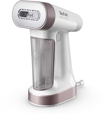 Tefal Pure Force 2-in-1 Dampfbürste, vertikal Dampfen, horizontal Bügeln, 12 Min. ununterbrochenen Dampf, 4 Stufen, Boost-Funktion, beseitigt 99,99 Prozent der Bakterien, 25 Sek. Aufheizzeit, DT8720E0