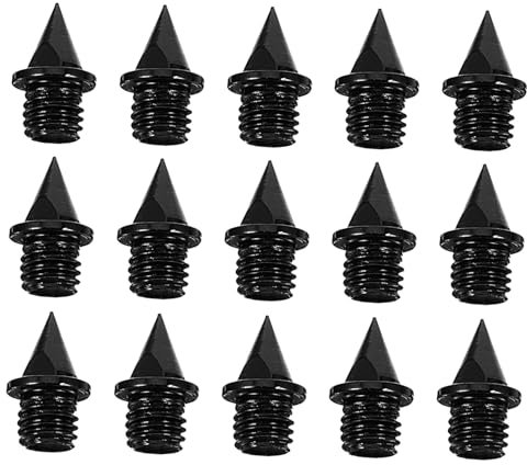 Toyvian 20 Piezas Clavos de Reemplazo Zapatillas de Atletismo Cortos Antideslizantes de Velocidades