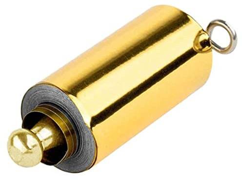 Bâton de poche magique en acier pour extérieur - Or argent - 1,3 m