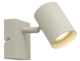 Qazqa Verstellbarer Deckenstrahler, Deckenspot - Jeana - Beige, max. 10W, Geeignet für LED, 8cm, Quadratisch, Ideal als Küche lampe und Wohnzimmerlampe