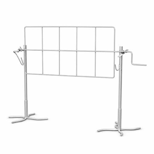 JWQFBC Tourne Broche ssoire Pliable pour Barbecue Extérieur – Idéal Agneau et Cochon Lait