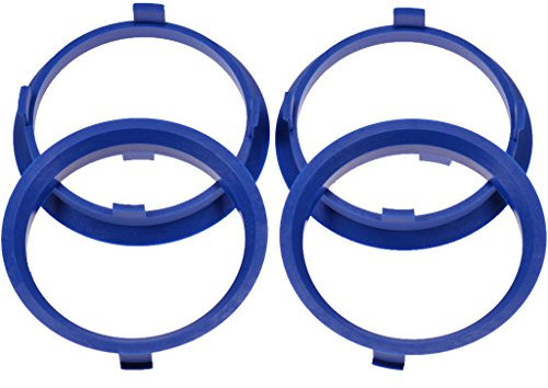 4X Zentrierringe 71,6 x 66,6 mm Blau Felgen Ringe Made in Germany