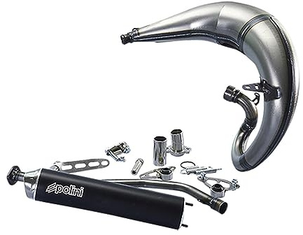 Exhaust Motorbike Polini For Race Compatible With Sherco Se-R / Sm-R 2018- sil Black - Top Right