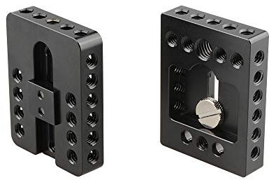 CAMVATE Universal Top Cheese Plate + Camera Base Plate for DIY DSLR Camera Cage Rig