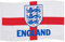 England FA - Flagge mit Motiv 3 Löwen - Offizielles Merchandise - Geschenk für Fußballfans - 90 x 150 cm - Weiß - 1 Stück