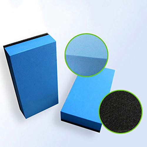 KKPLZZ 10 Piezas de Esponja de Revestimiento de Cerámica para Coche Esponjas Aplicadoras de Capa de Nano Cera de Vidrio (7. 5 * 5 * 1. 5 Cm)
