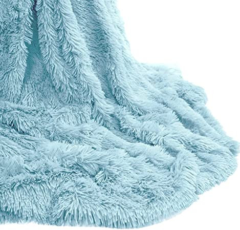 Teddy-Fleece, luxuriös, kuschelig, flauschiges Kunstfell, Sherpa, wendbar, Überwurf, Sofa, Bett, superweich, warm und gemütlich, Überwurf, zartes Ei, ca. 150 x 200 cm