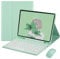 iPad Air4 Keyboard Case Round Key Candy Color Cute Air4 10.9 inch Color Keyboard CoverSeparated Magnetic Apple Pencil (iPadAir4 (10.9inch), Mint Green)