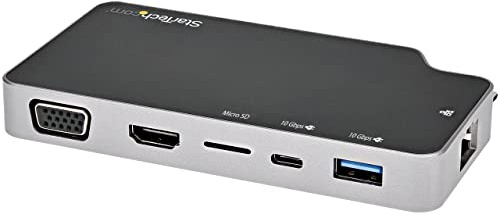 StarTech USB-C Multiport Adapter, 4K HDMI oder VGA, 100W PD, GbE, microSD