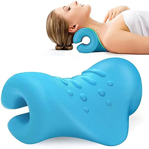 Neck Cloud Kissen,Nackenentlaster Nackenstrecker,Nackenretter,NackenstüTze,Nackentrainer TraktionsgeräT,Nacken Und Schulter Relaxer Schmerzlinderung