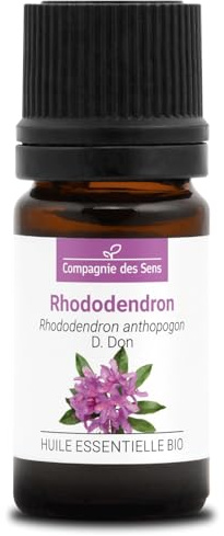RHODODENDRON (Rhododendron Anthopogon) BIO - 5ml - Premium-Qualität Ätherisches Öl - 100% Rein, Natürlich, Chemotypisiert & Vollspektrum