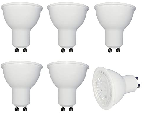 Provance 6er Set LED Reflektor GU10 4W 4 Watt ersetzt 35 Watt 280 Lumen 6500 Kelvin Leuchtmittel Glühlampe Glühbirne