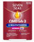 Seven Seas Omega-3 and Multivitamins Woman 50plus, with Vitamin B12 and Calcium, 30-Day Duo Pack, 30 Omega-3 Capsules and 30 Multivitamin Tablets