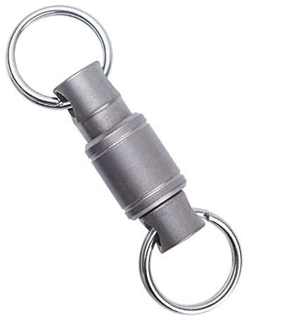 DONGKER Titan Schlüsselanhänger, Abnehmbarer Schlüsselringe mit Drehgelenk, Starken Doppelten Swivel Schlüssel Organizer Linker zum Bag Handtasche & Gürtel