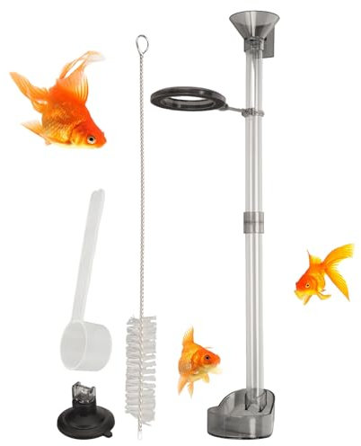 Aquarium-Futterröhre,Garnelen Aquarium,Garnelen Futterschlauch verhindert unkontrollierte Vermehrung von Bodenorganismen durch gezielte Fütterung im Aquarium